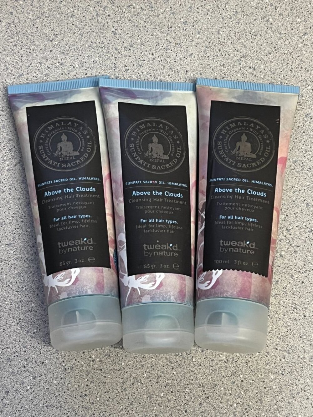 3X Tweak’d Above the Clouds Cleansing Hair Treatment 3 oz each